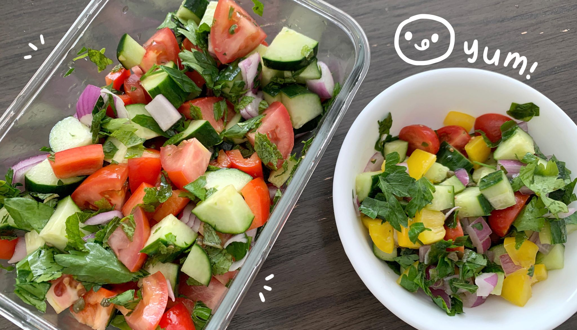 Helen's Recipes 01: No Recipe Salad