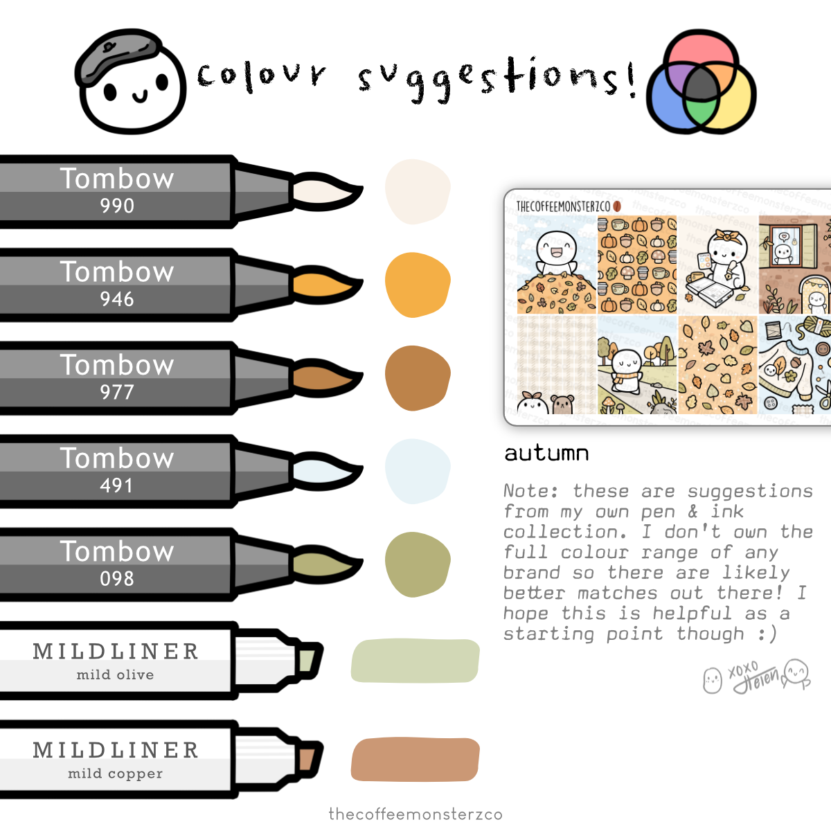 Autumn - Hobonichi Cousin Kit