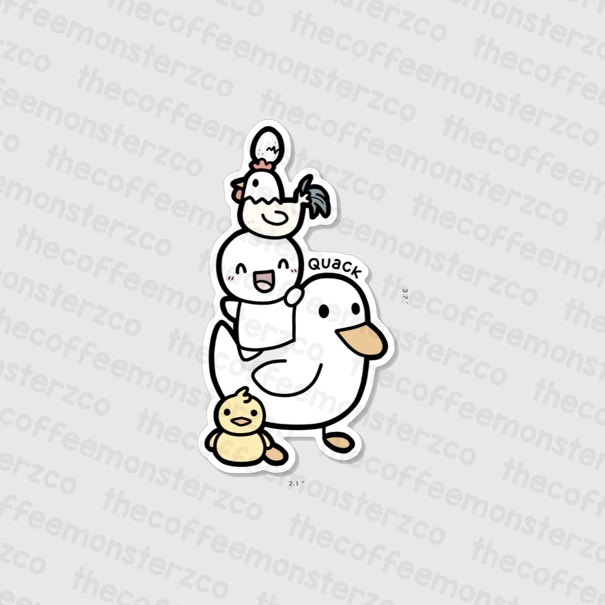 Too Many Assorted - Vinyl Sticker