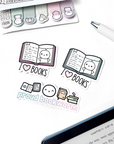 Reading Emoti - Vinyl Sticker