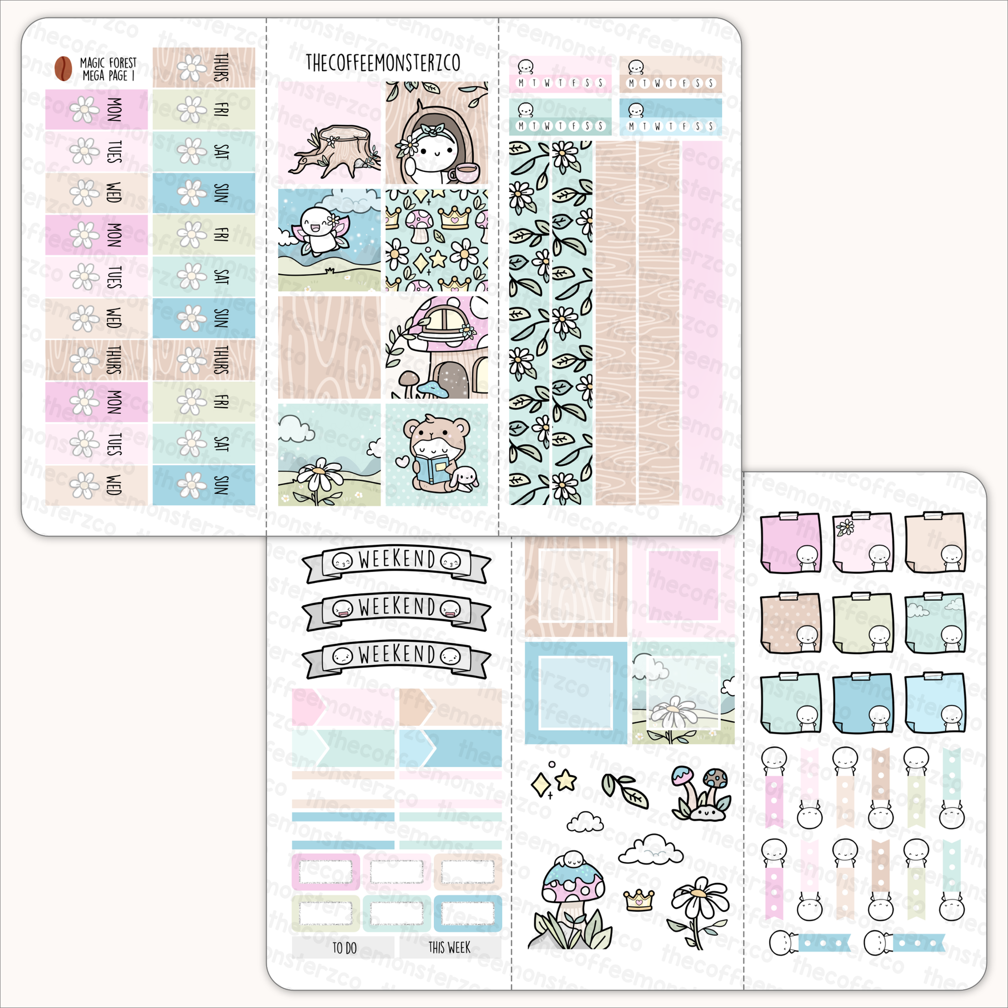 Magic Forest Hobonichi Weeks Kit