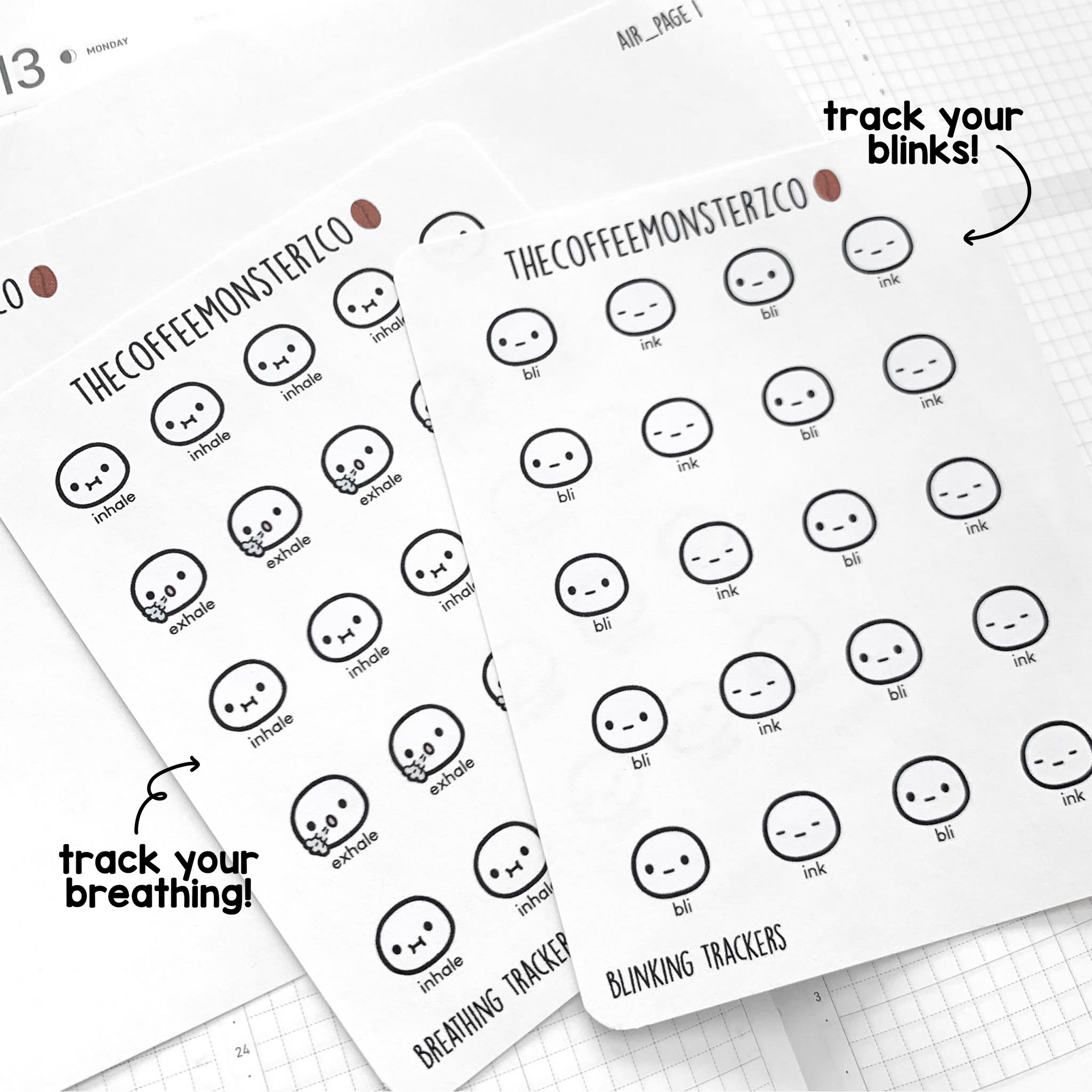 Breathing & Blinking Trackers