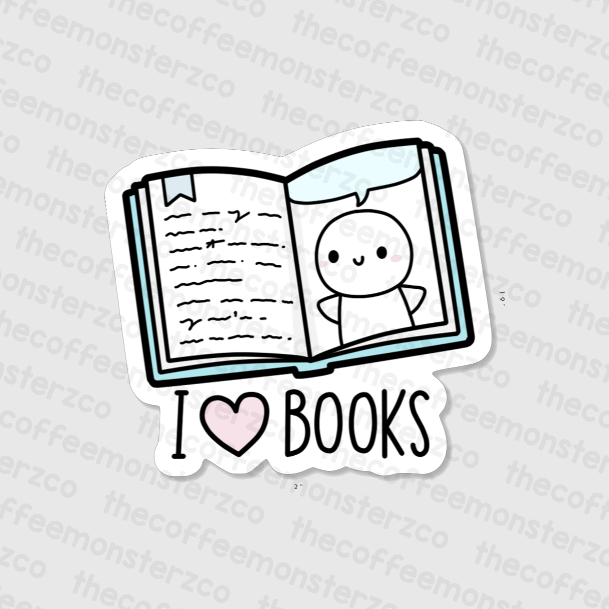 Reading Emoti - Vinyl Sticker
