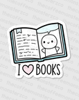 Reading Emoti - Vinyl Sticker
