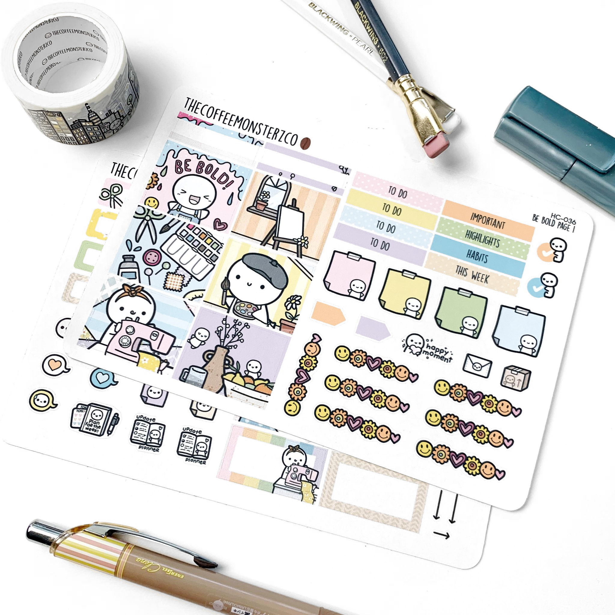 Hobonichi Accessories Masking Tape Patches 