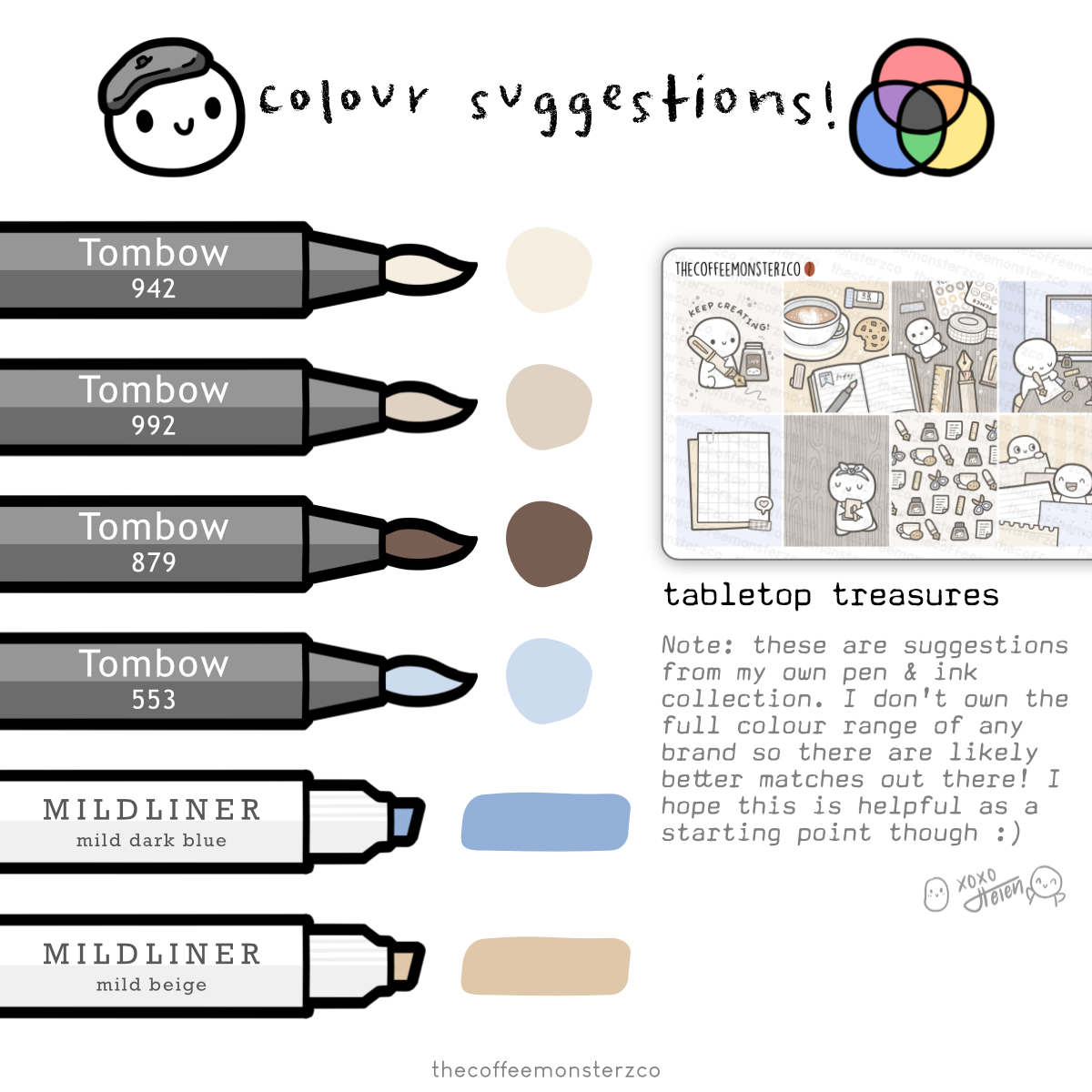 Tabletop Treasures - Hobonichi Cousin Kit