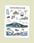 Large Master Artists Doodles (washi paper)