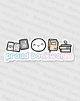 Reading Emoti - Vinyl Sticker