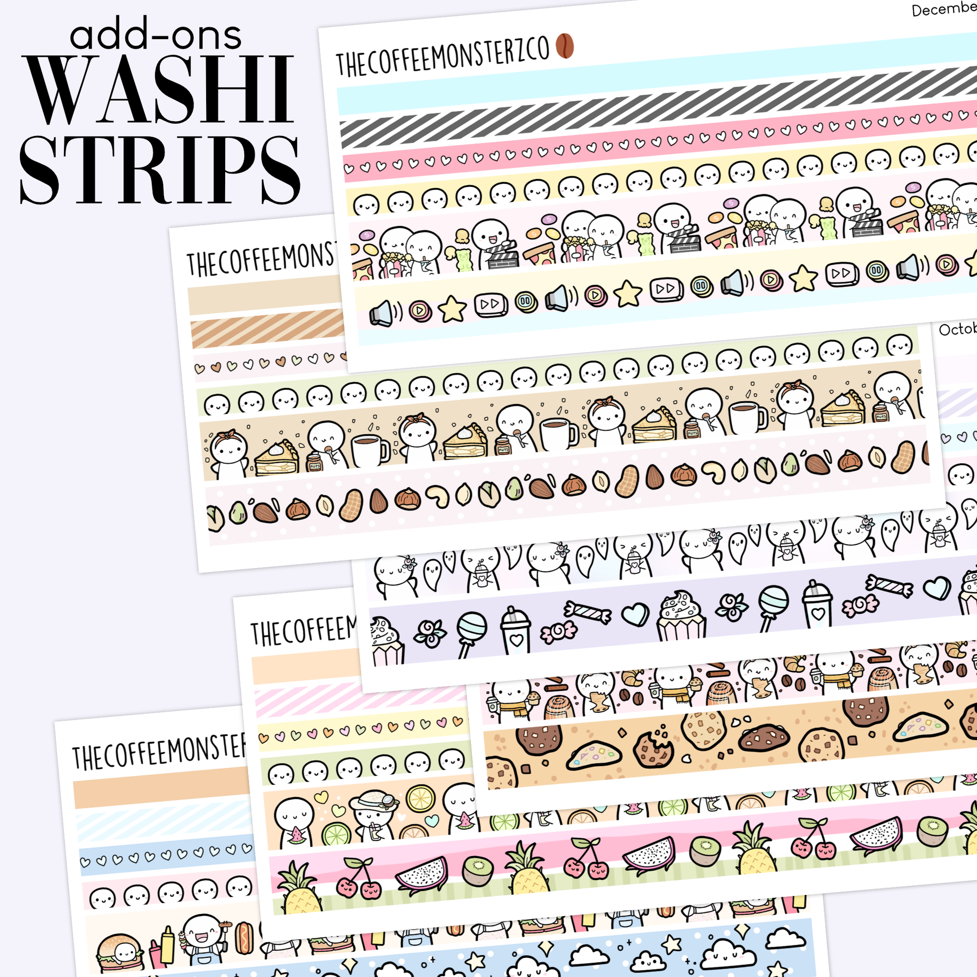 2023 Coordinating Add-ons - Washi Strips Part 2