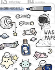 Large Magical Night Doodles - 2023 January