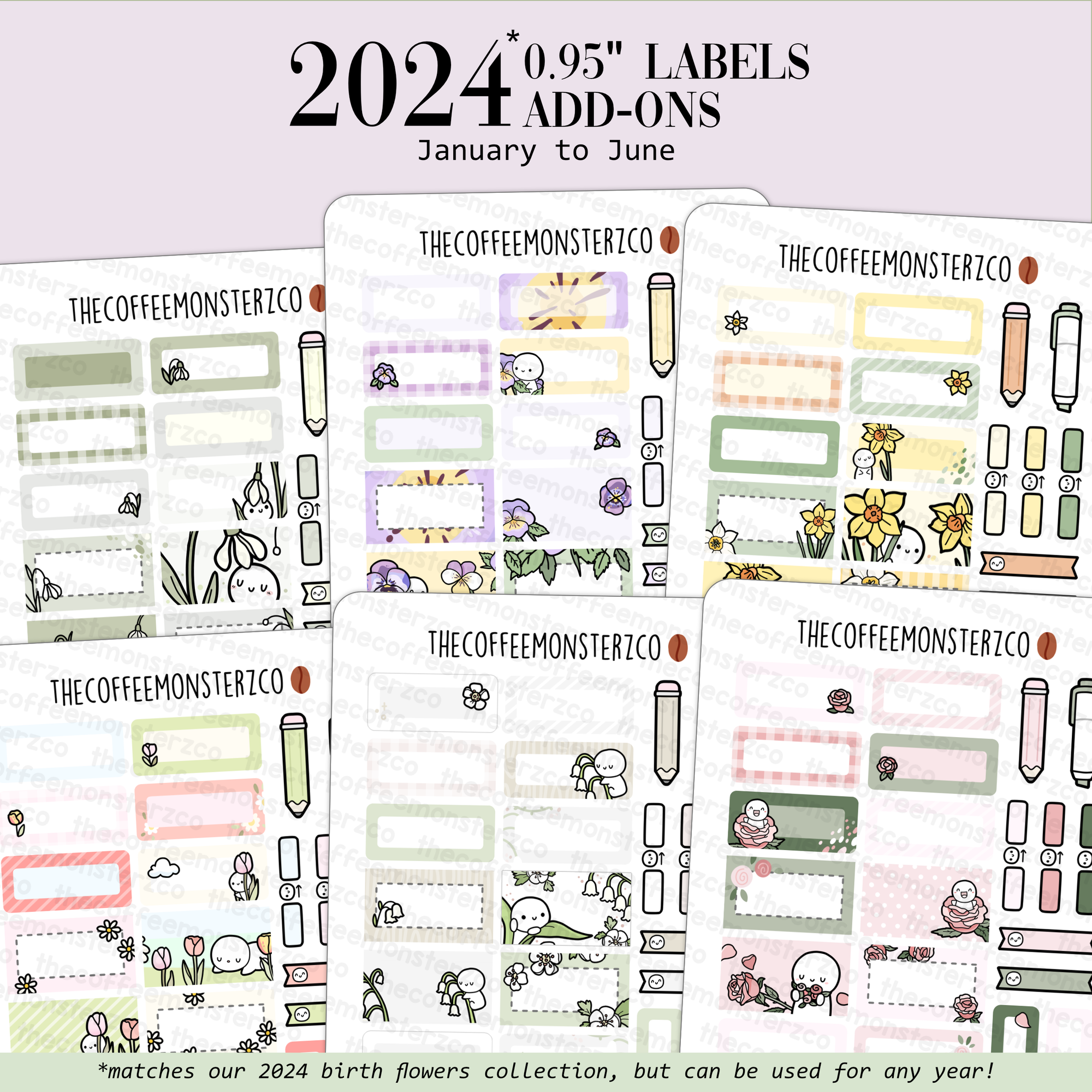 2024 Coordinating Add-ons - Medium Labels (0.95") - Part 1