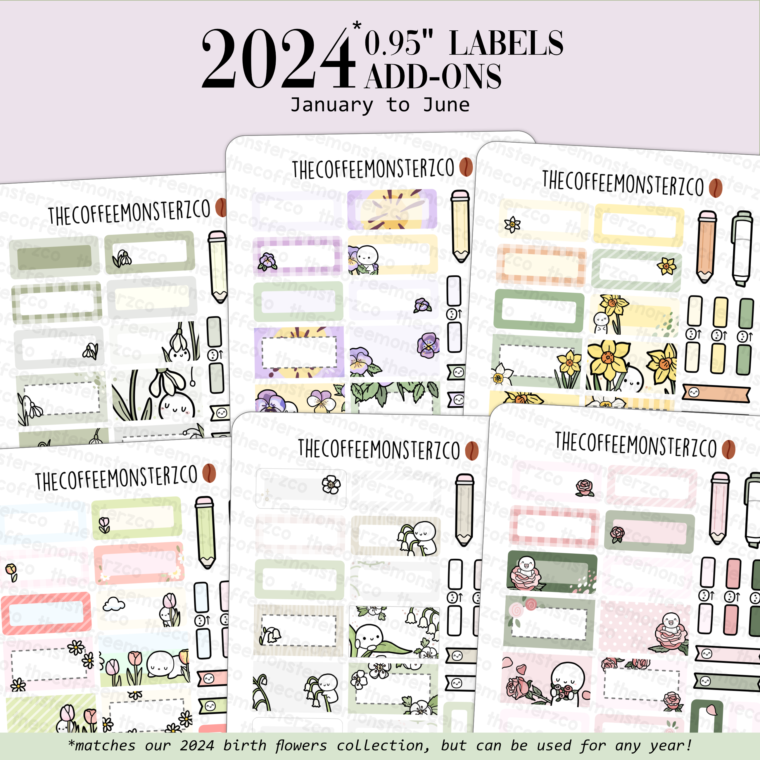 2024 Coordinating Add-ons - Medium Labels (0.95&quot;) - Part 1