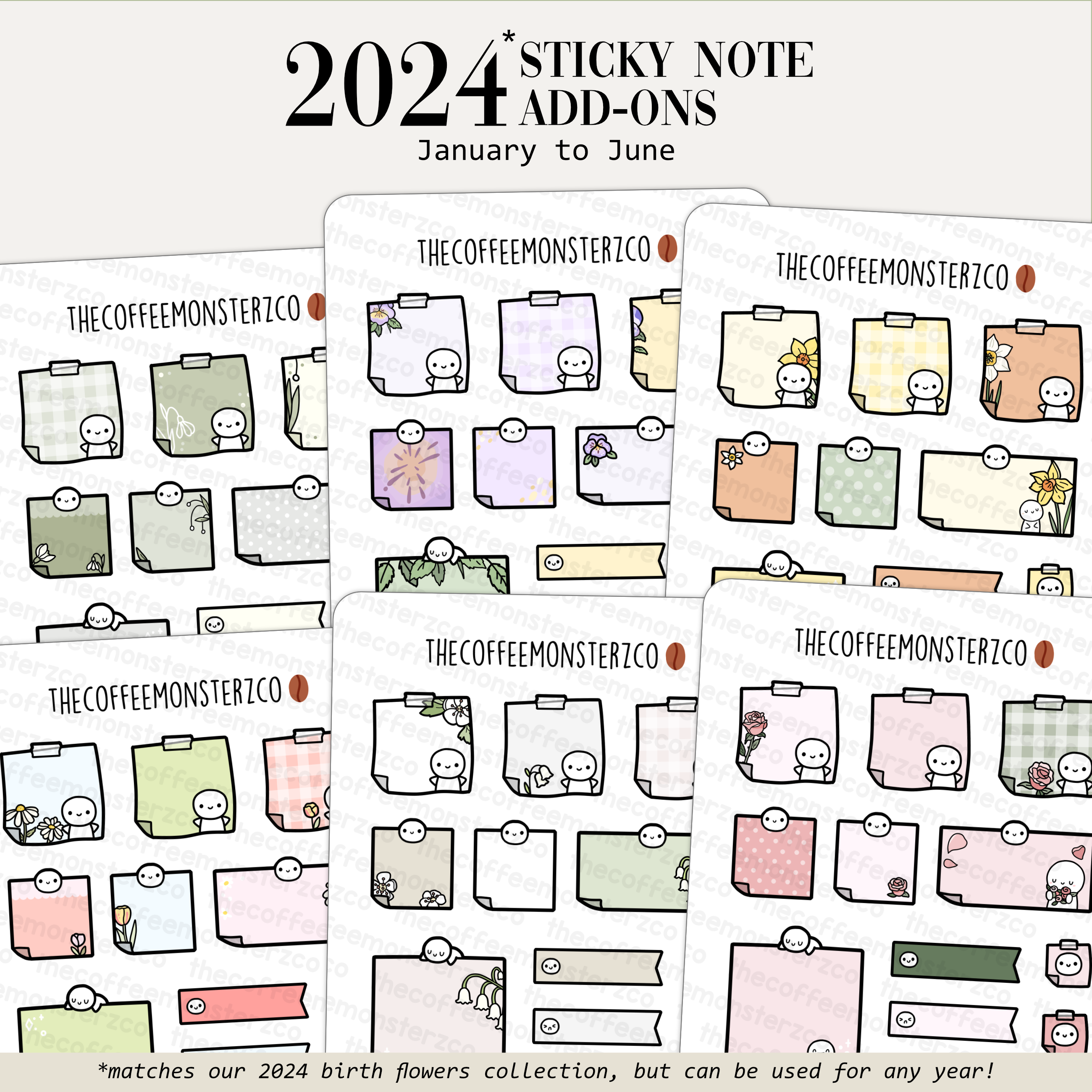 2024 Coordinating Add-ons - Sticky Notes - Part 1