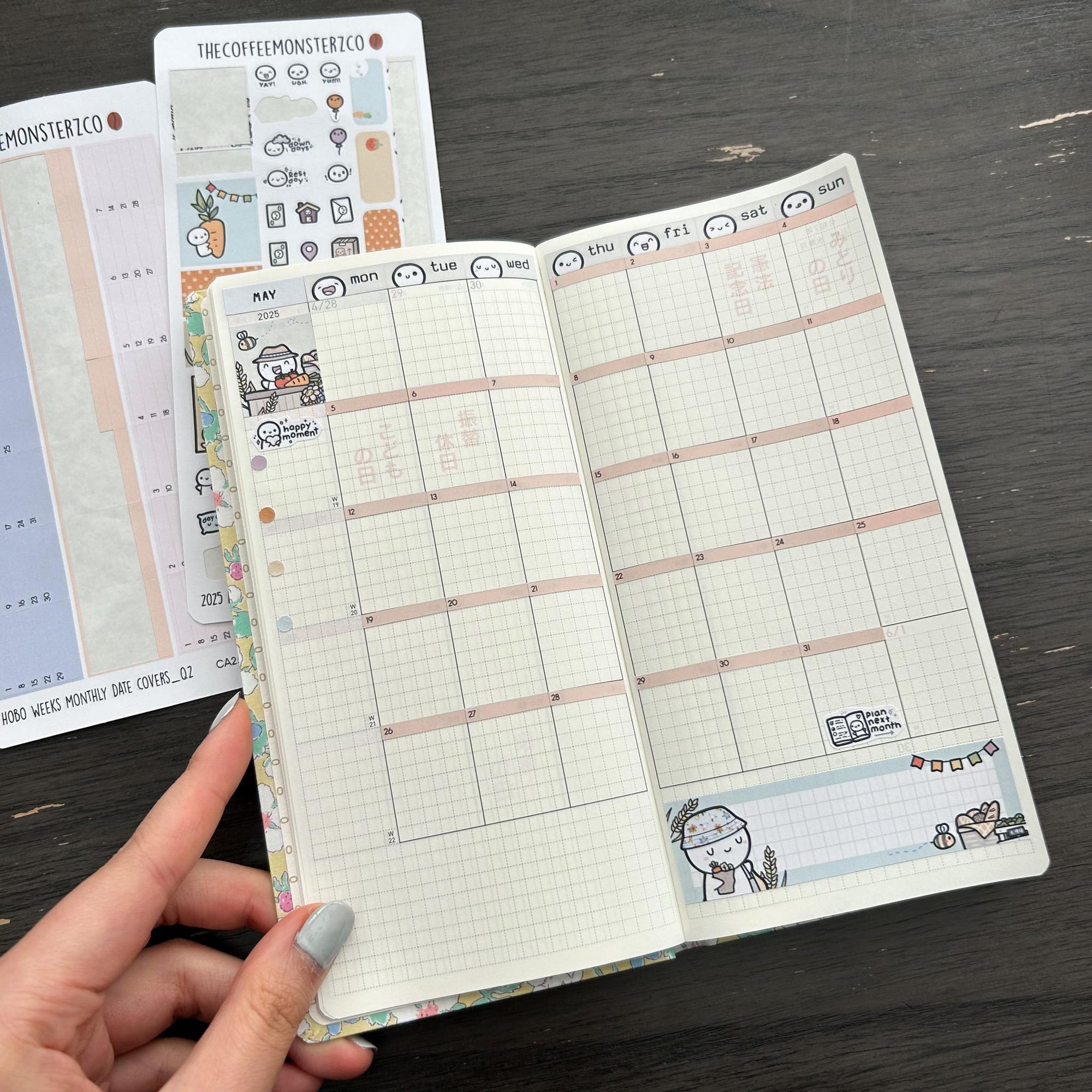 2025 Hobonichi Weeks Monthly Kits