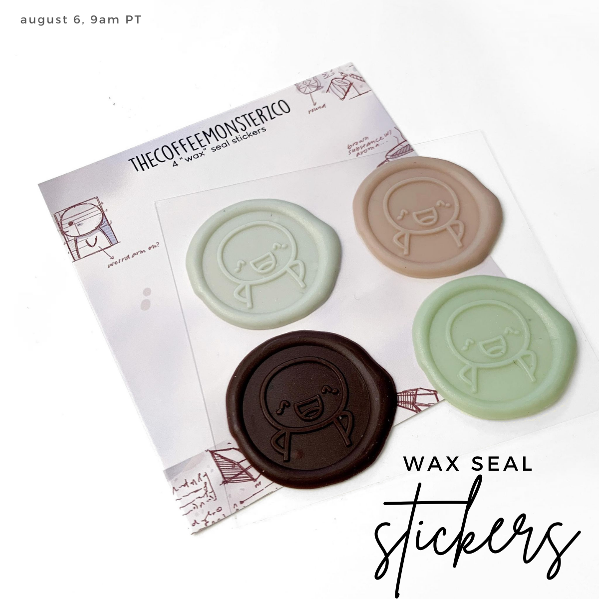 Misfit Wax Seal Stickers - Da Vinci Colours