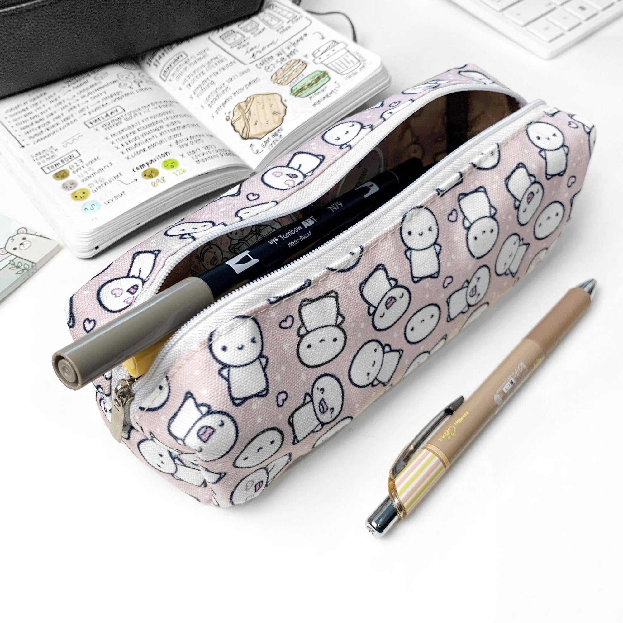 Misfit Cappuccino - Emoti Pencil Pouch (1 per customer)