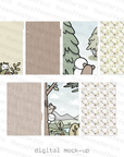 Out of the Woods Plastic Divider Set - Sticker Binder Accessory