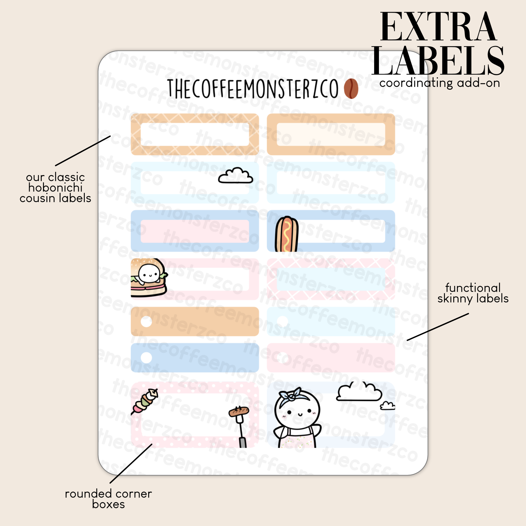 2023 Coordinating Add-ons - Extra Labels - Part 2