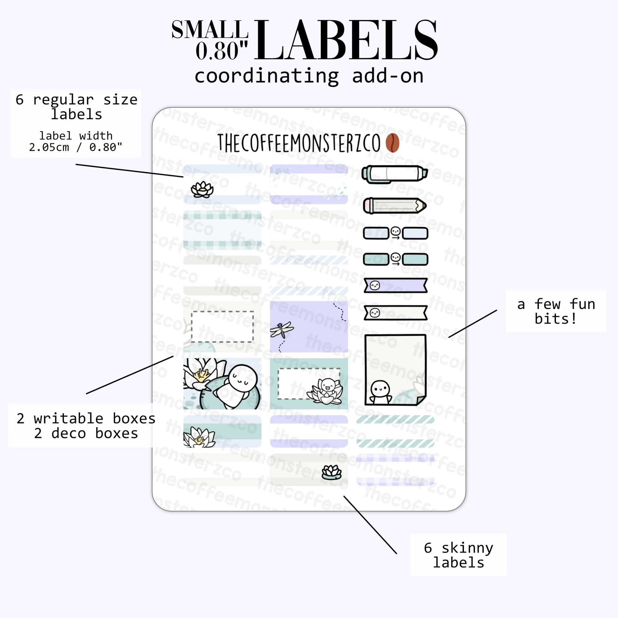 2024 Coordinating Add-ons - Small Labels (0.80") - Part 2