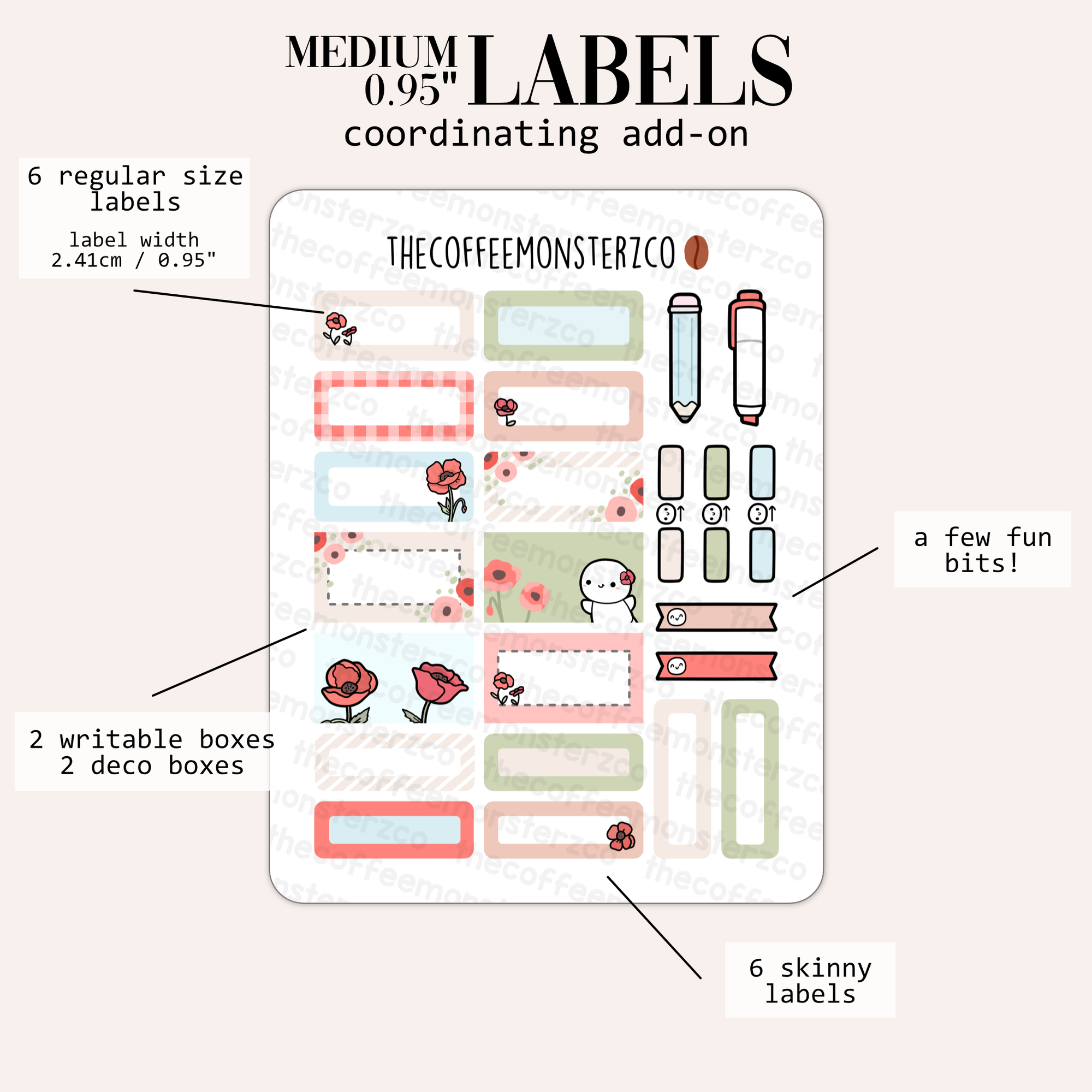 2024 Coordinating Add-ons - Medium Labels (0.95") - Part 2