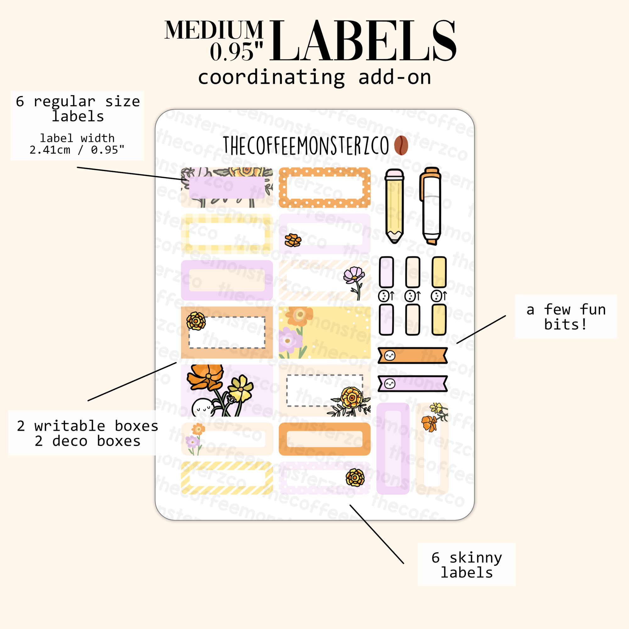 2024 Coordinating Add-ons - Medium Labels (0.95") - Part 2