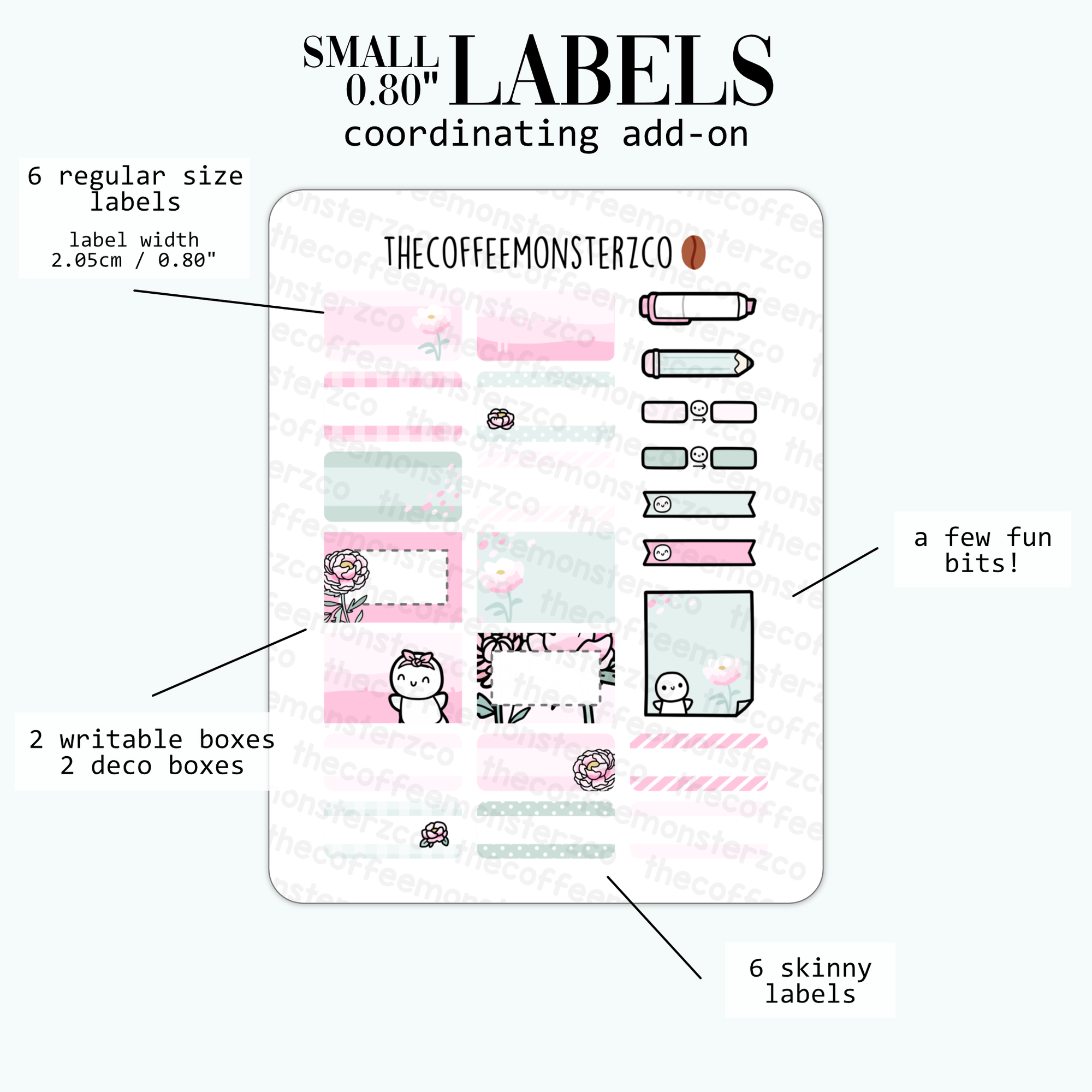 2024 Coordinating Add-ons - Small Labels (0.80") - Part 2