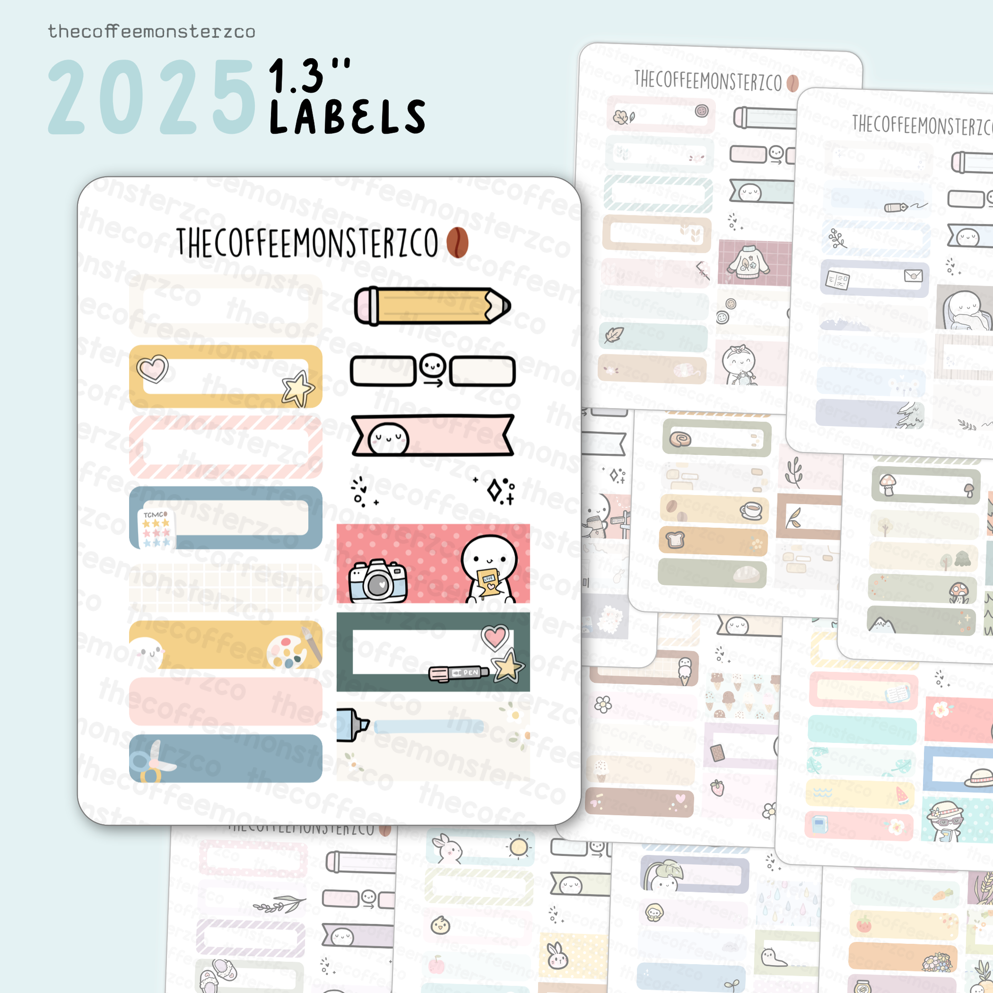 2025 Coordinating 1.3" Labels