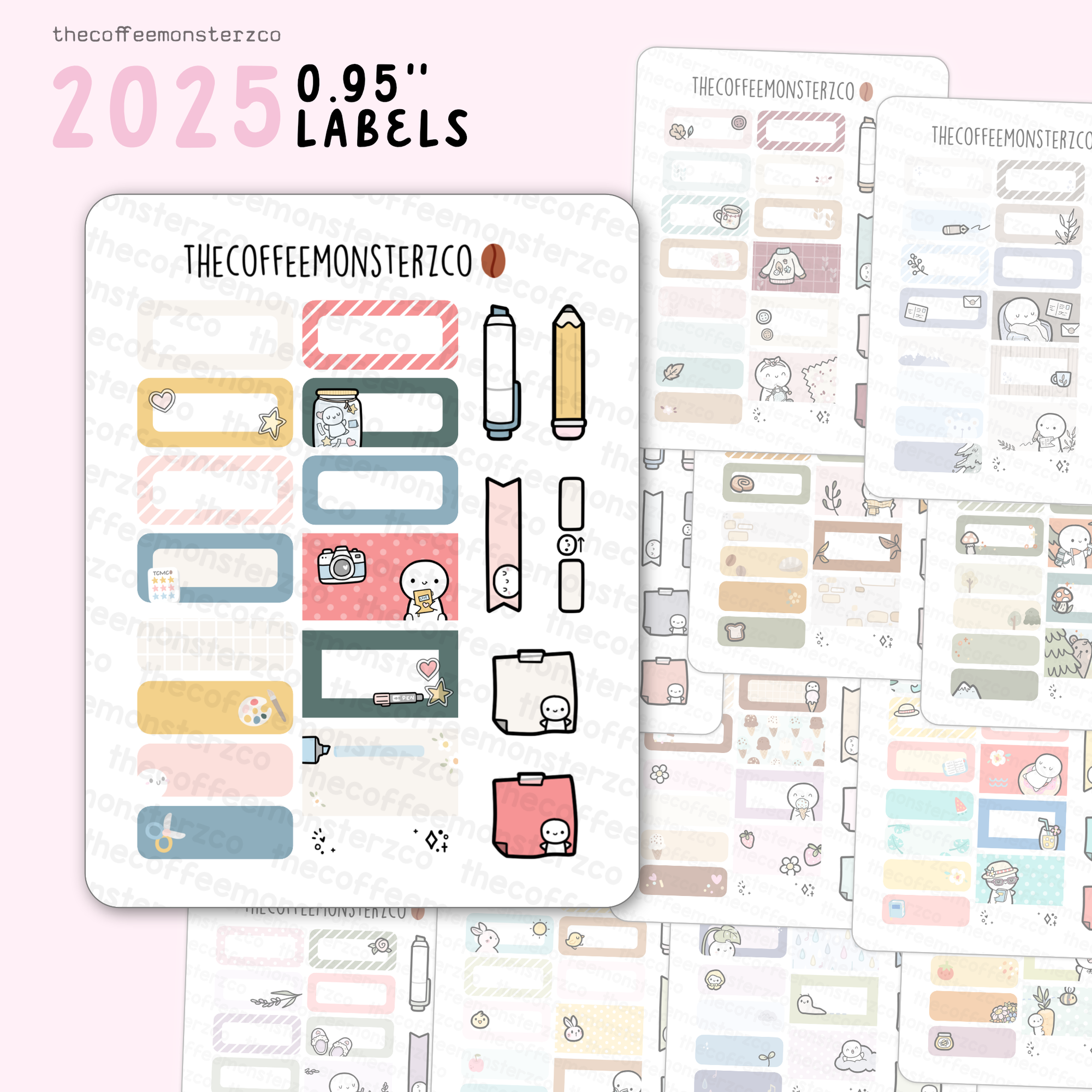 2025 Coordinating 0.95" Labels