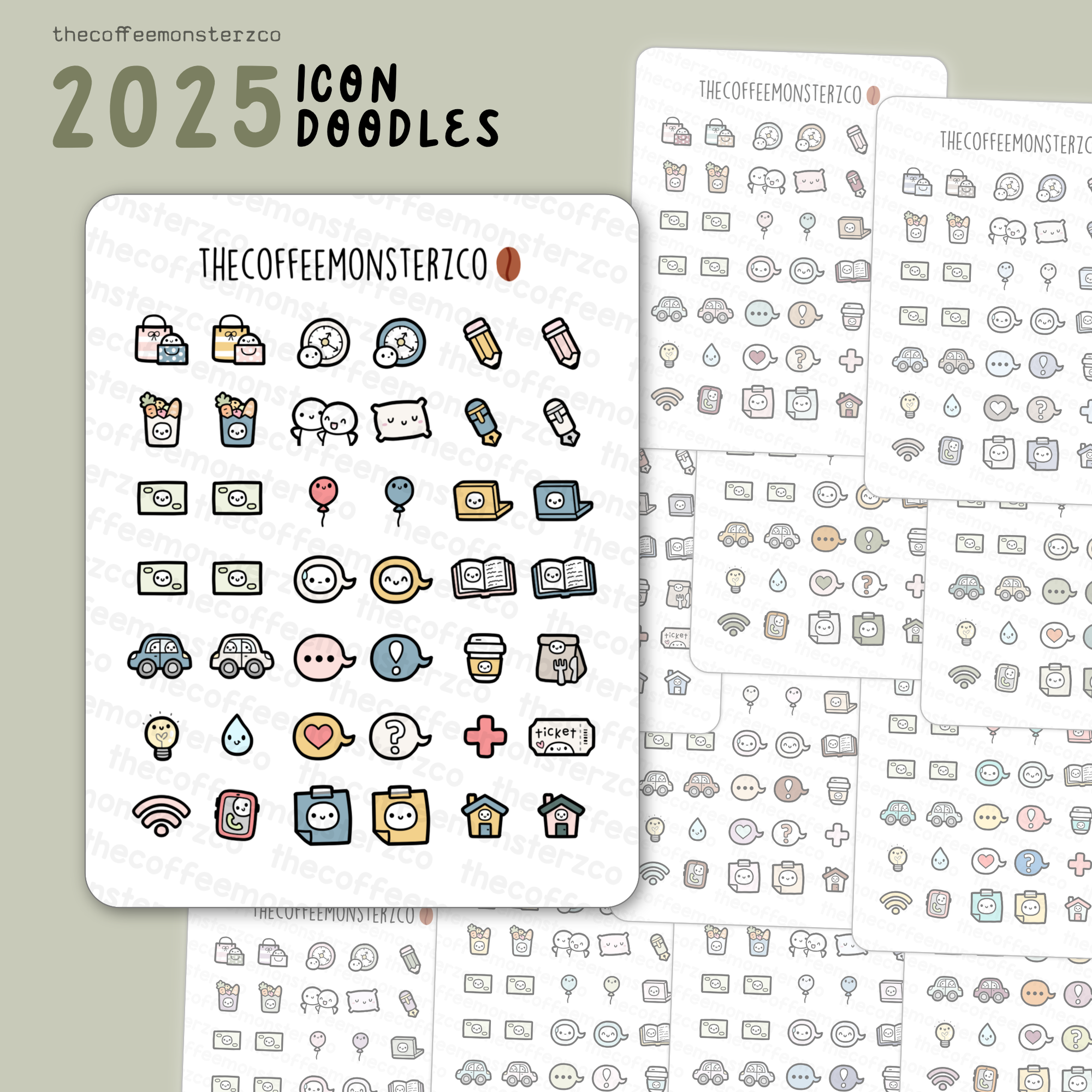 2025 Coordinating Icon Sampler