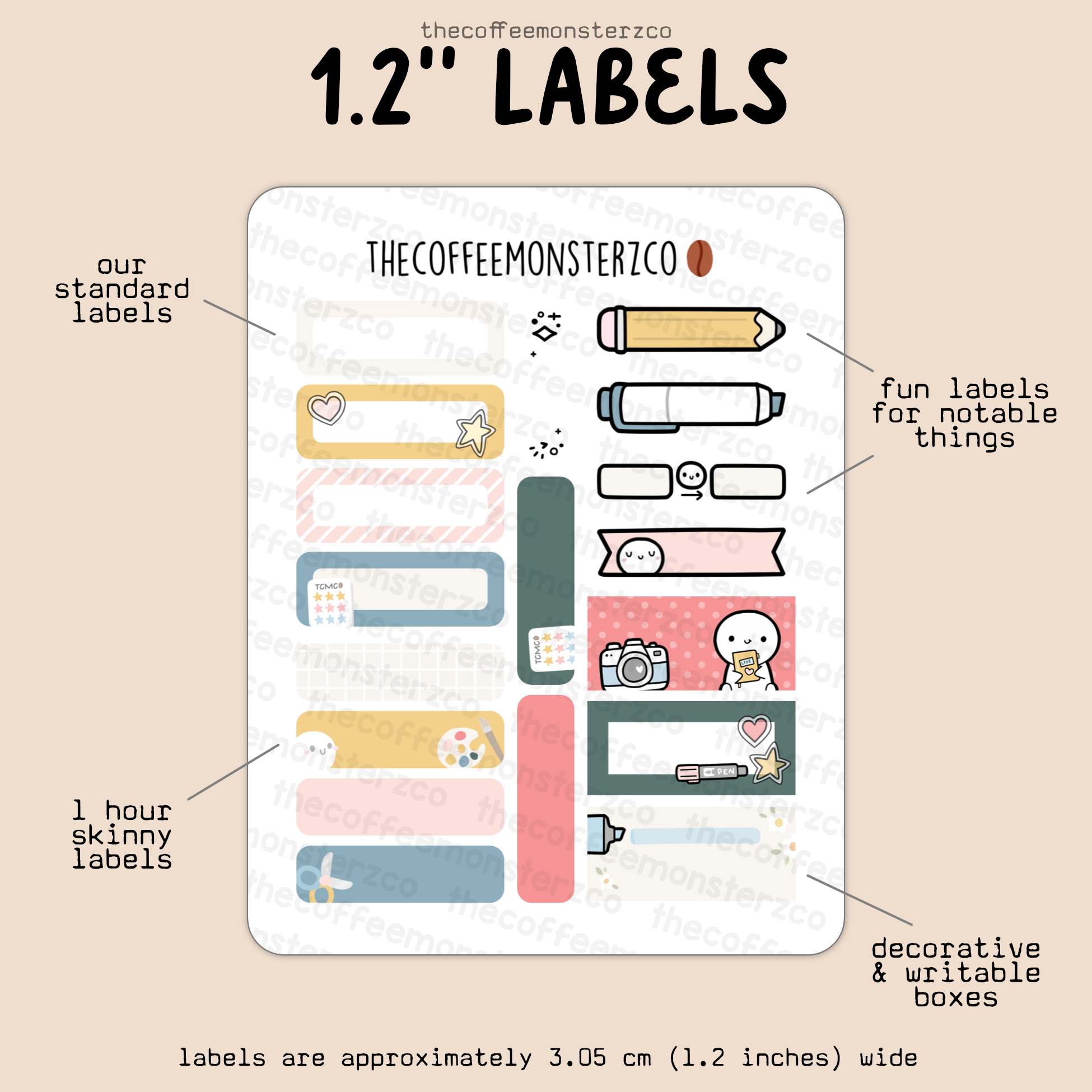 2025 Coordinating 1.2" Labels