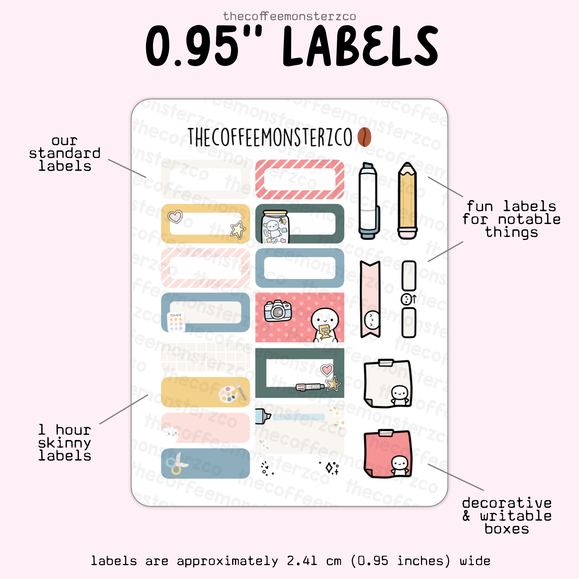 2025 Coordinating 0.95" Labels
