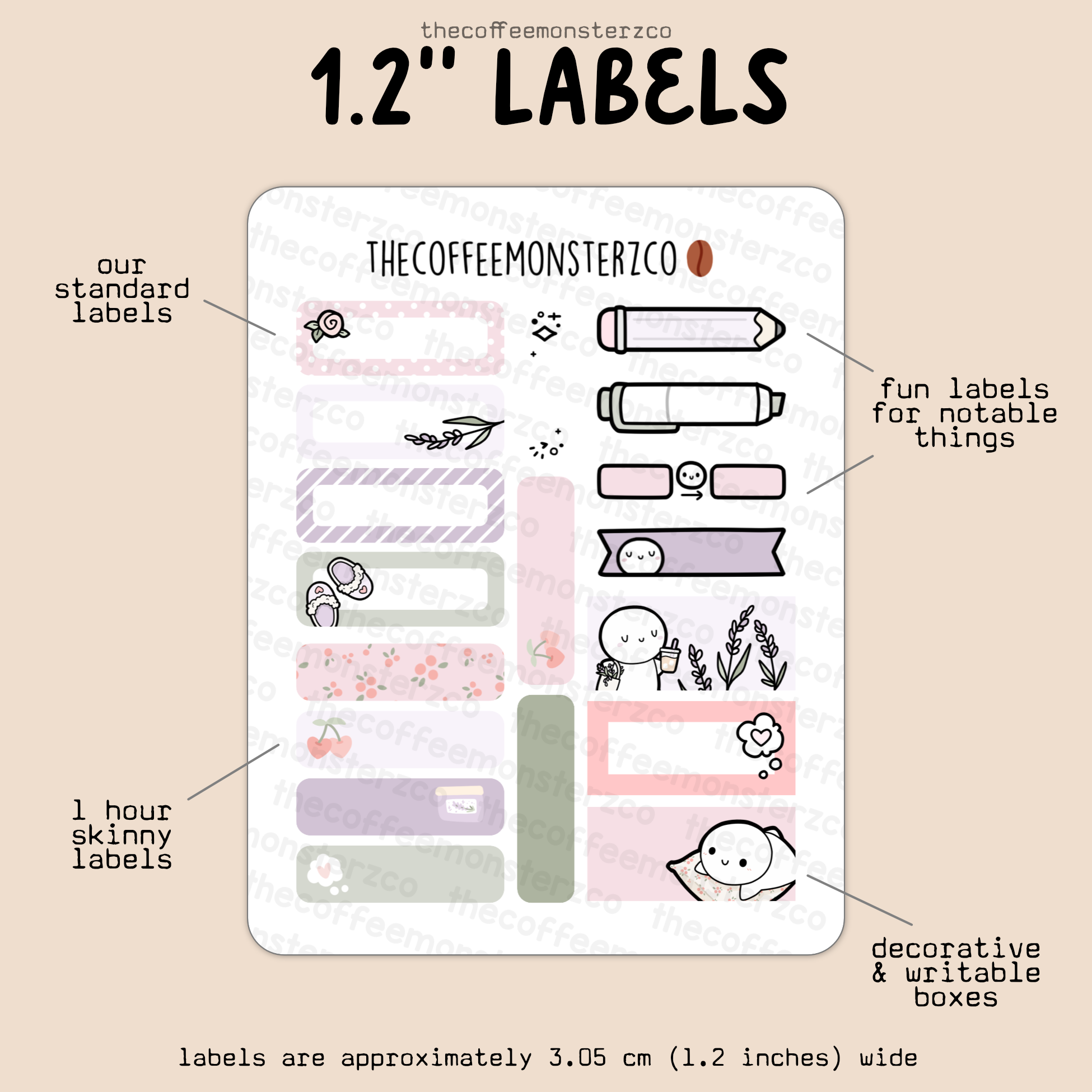 2025 Coordinating 1.2" Labels
