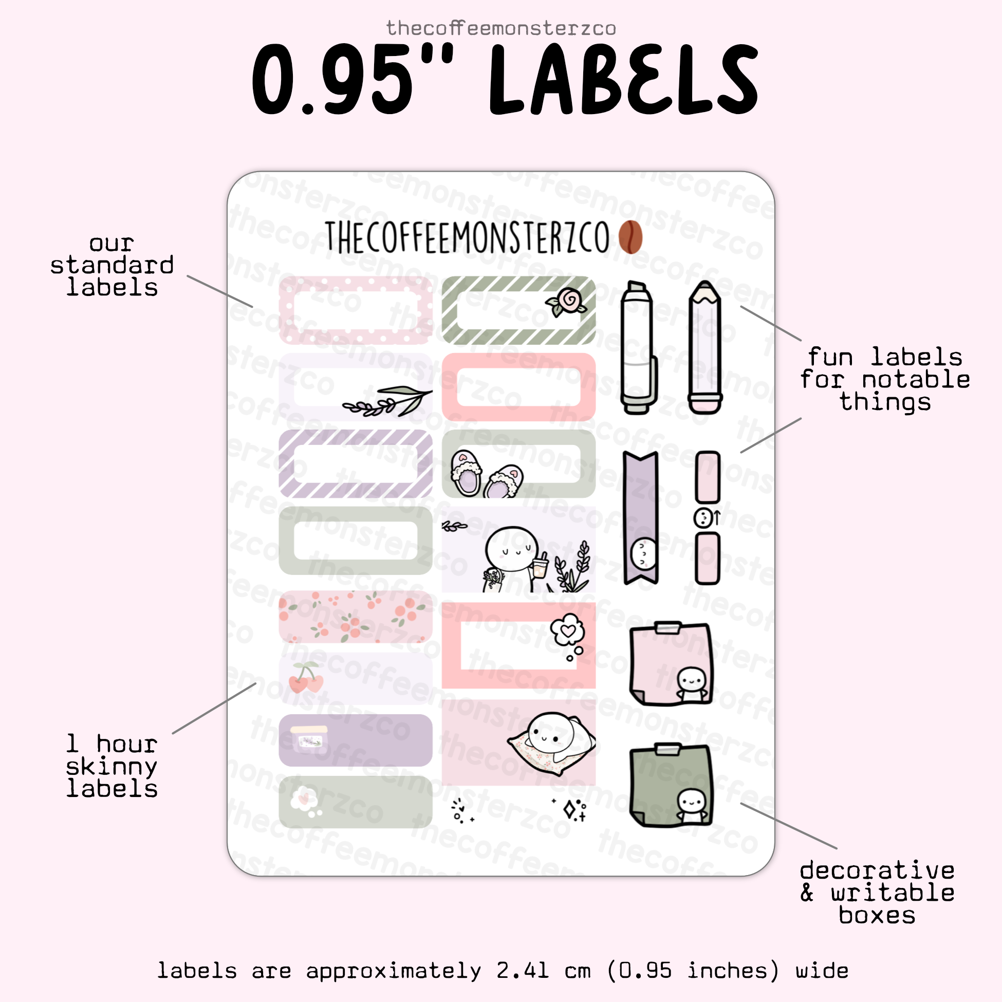 2025 Coordinating 0.95" Labels