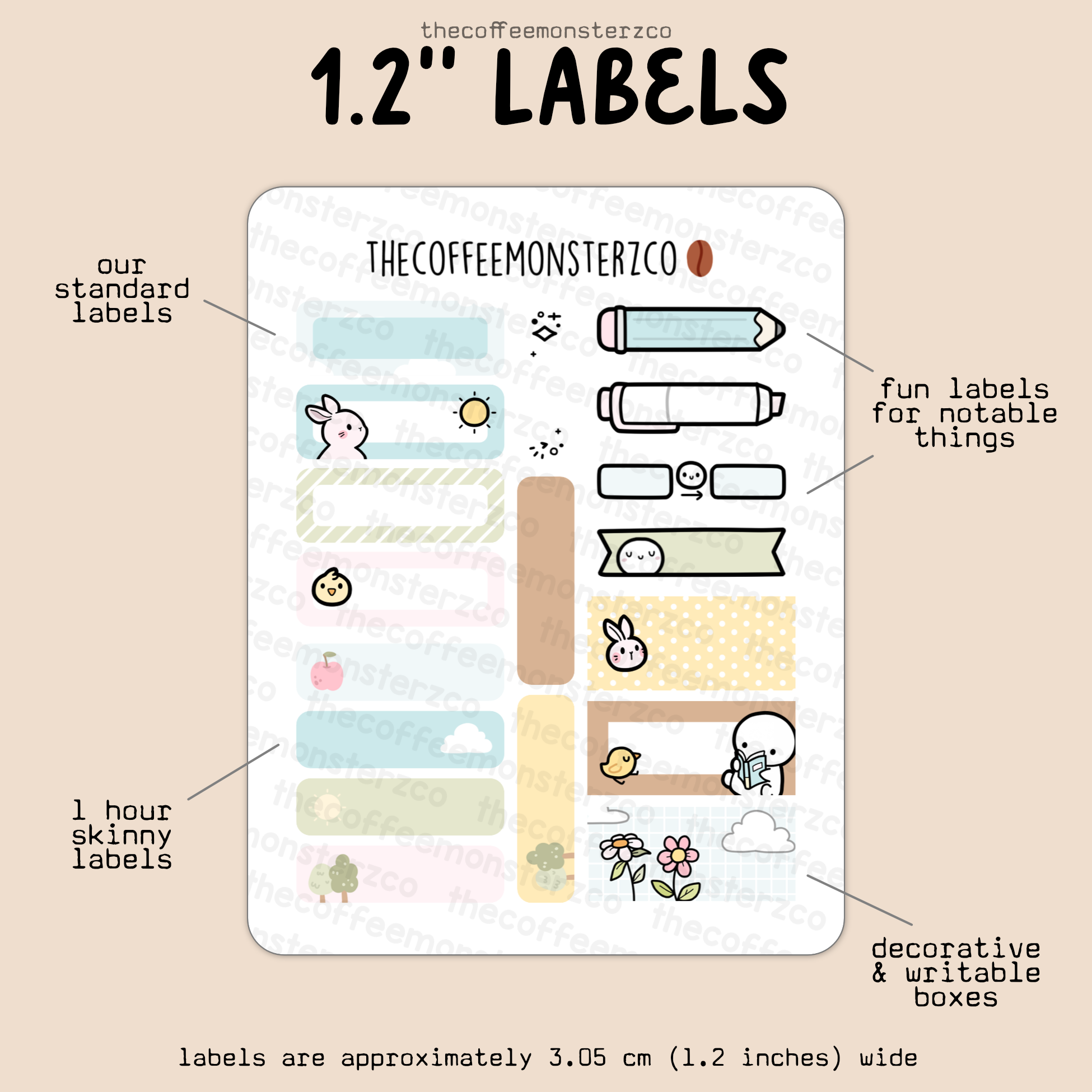 2025 Coordinating 1.2" Labels