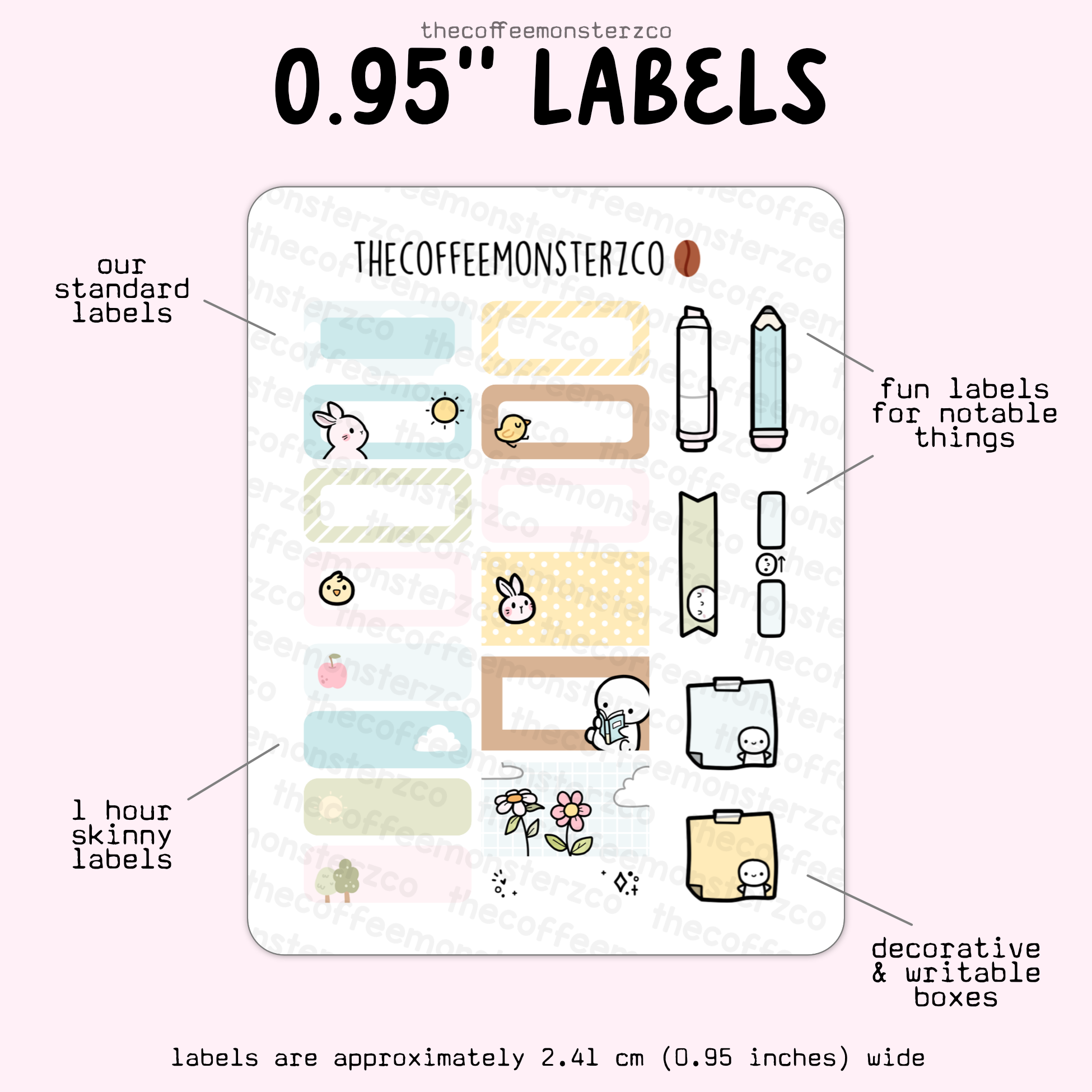 2025 Coordinating 0.95" Labels