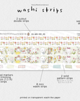 2026 Coordinating Washi Strips
