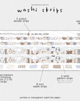 2026 Coordinating Washi Strips
