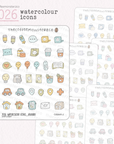 2026 Watercolour Icons