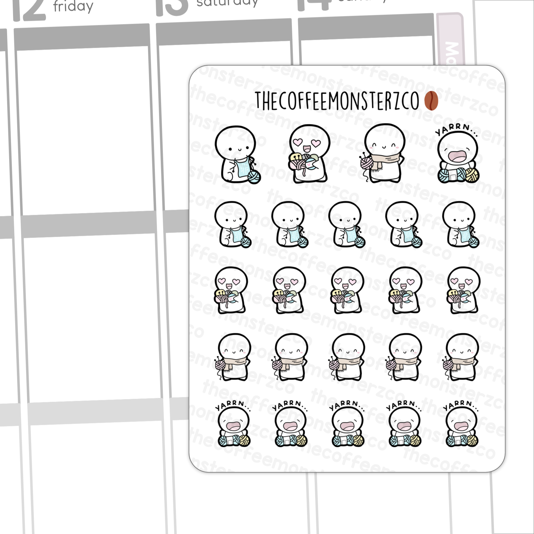 Knitting Emotis