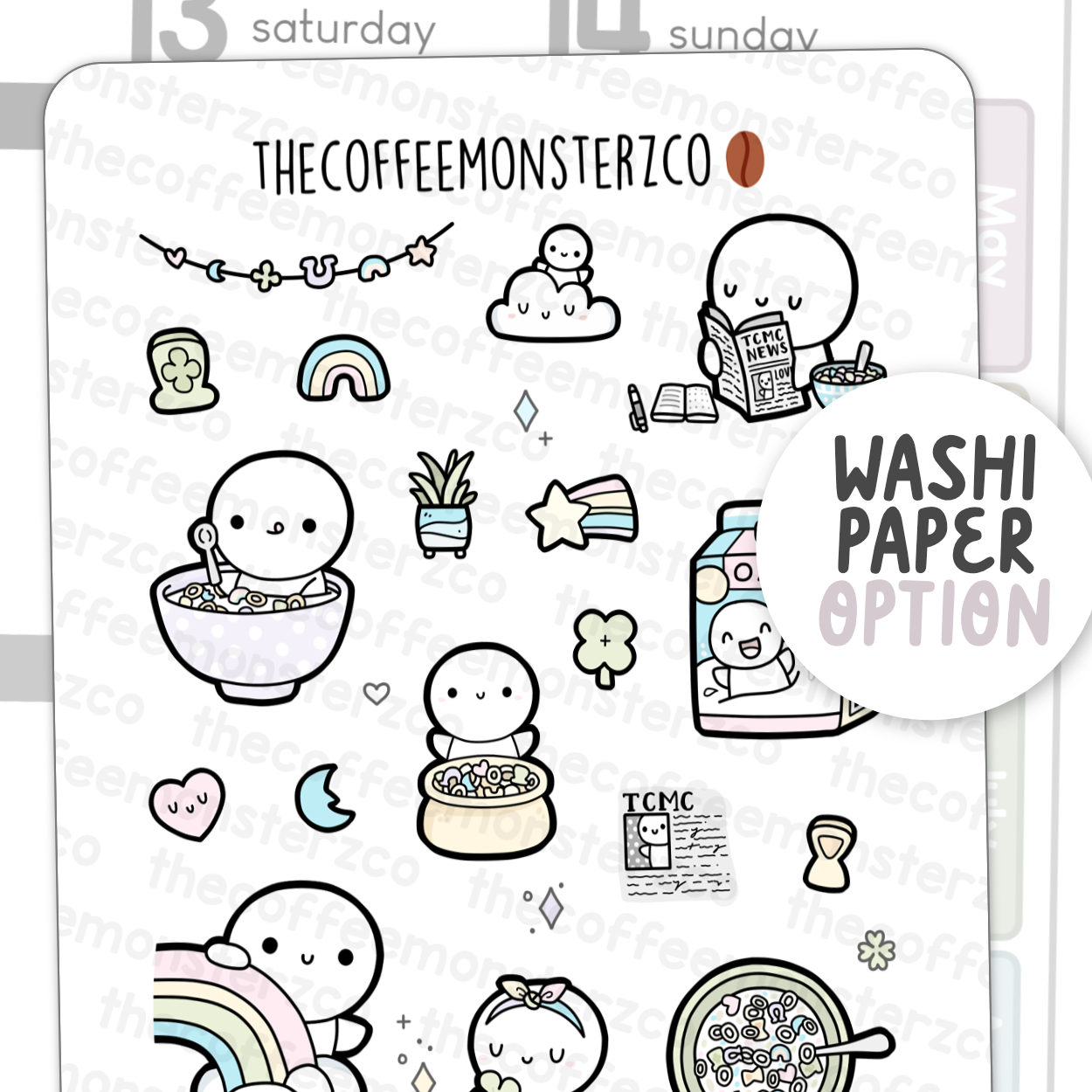 Large Lucky Charms Doodles