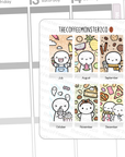 Monthly Headings Hobonichi Weeks Part 2