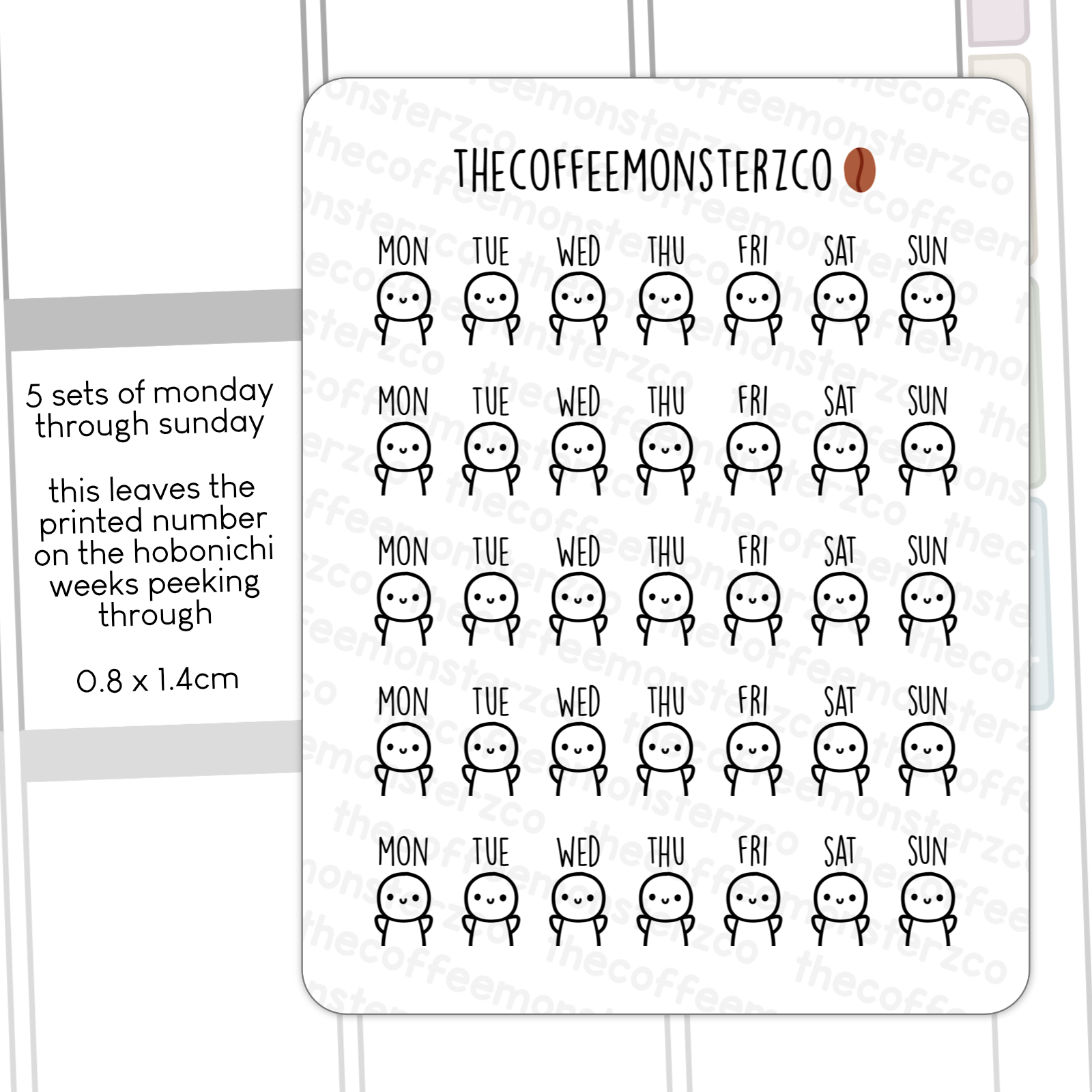 Hobonichi Weeks Date Covers – TheCoffeeMonsterzCo hobonichi-weeks-date-covers-thecoffeemonsterzco