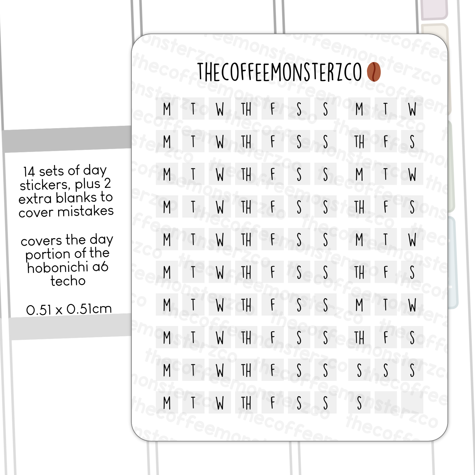 Hobonichi A6 Techo Date Covers