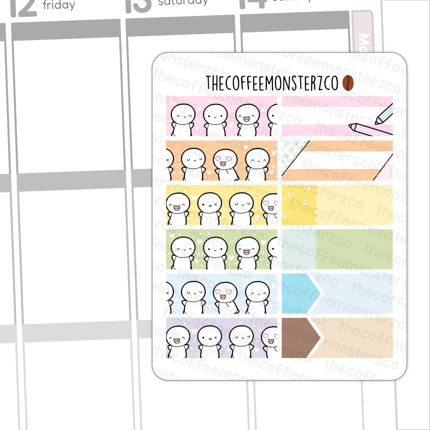 Be Bold Functional Stickers