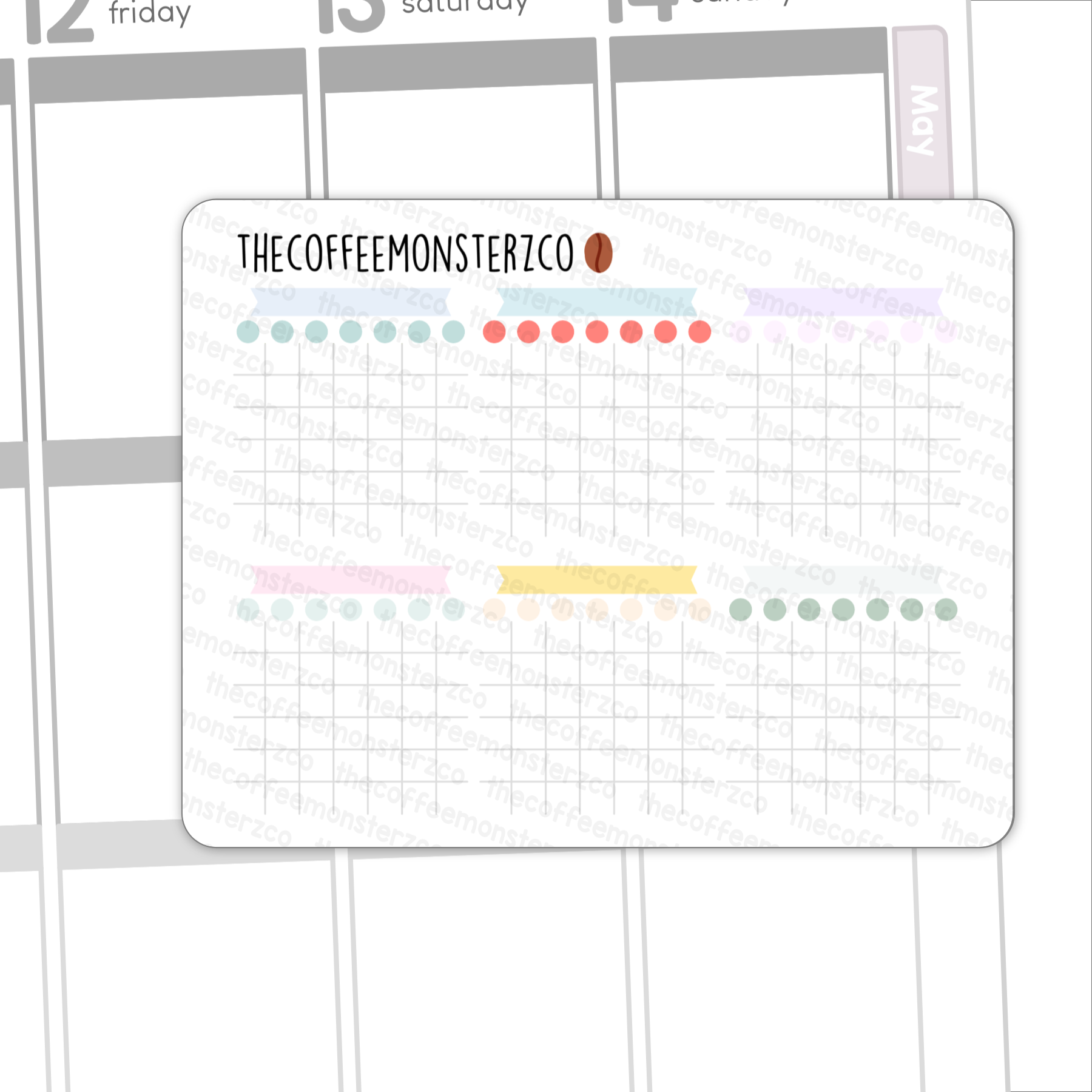2024 Monthly Habit Trackers Part 2