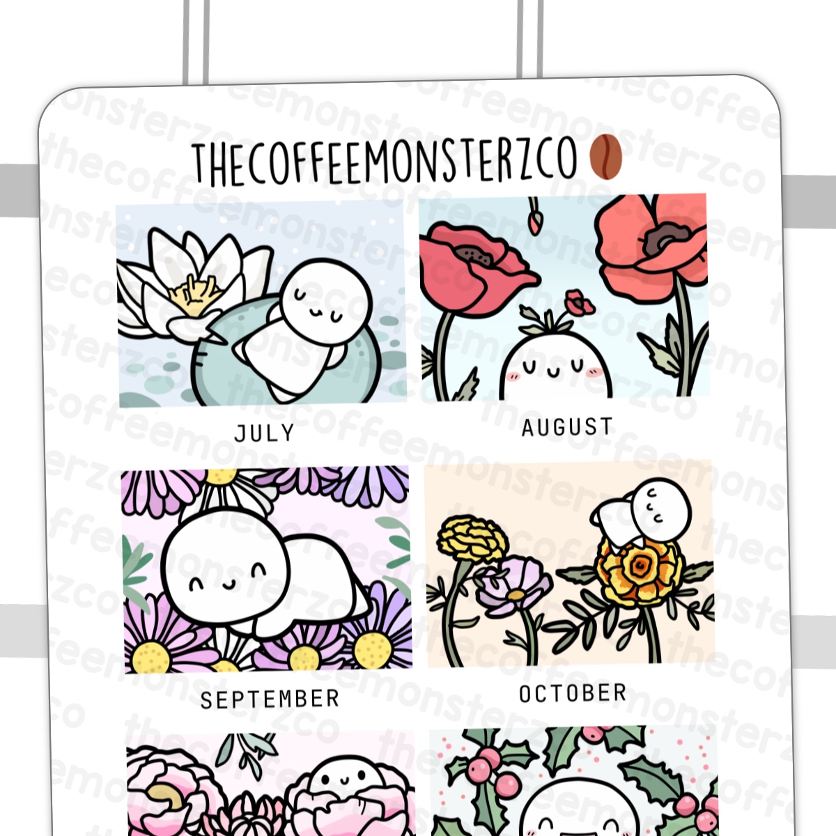 2024 Hobonichi Cousin Monthly Artwork Part 2