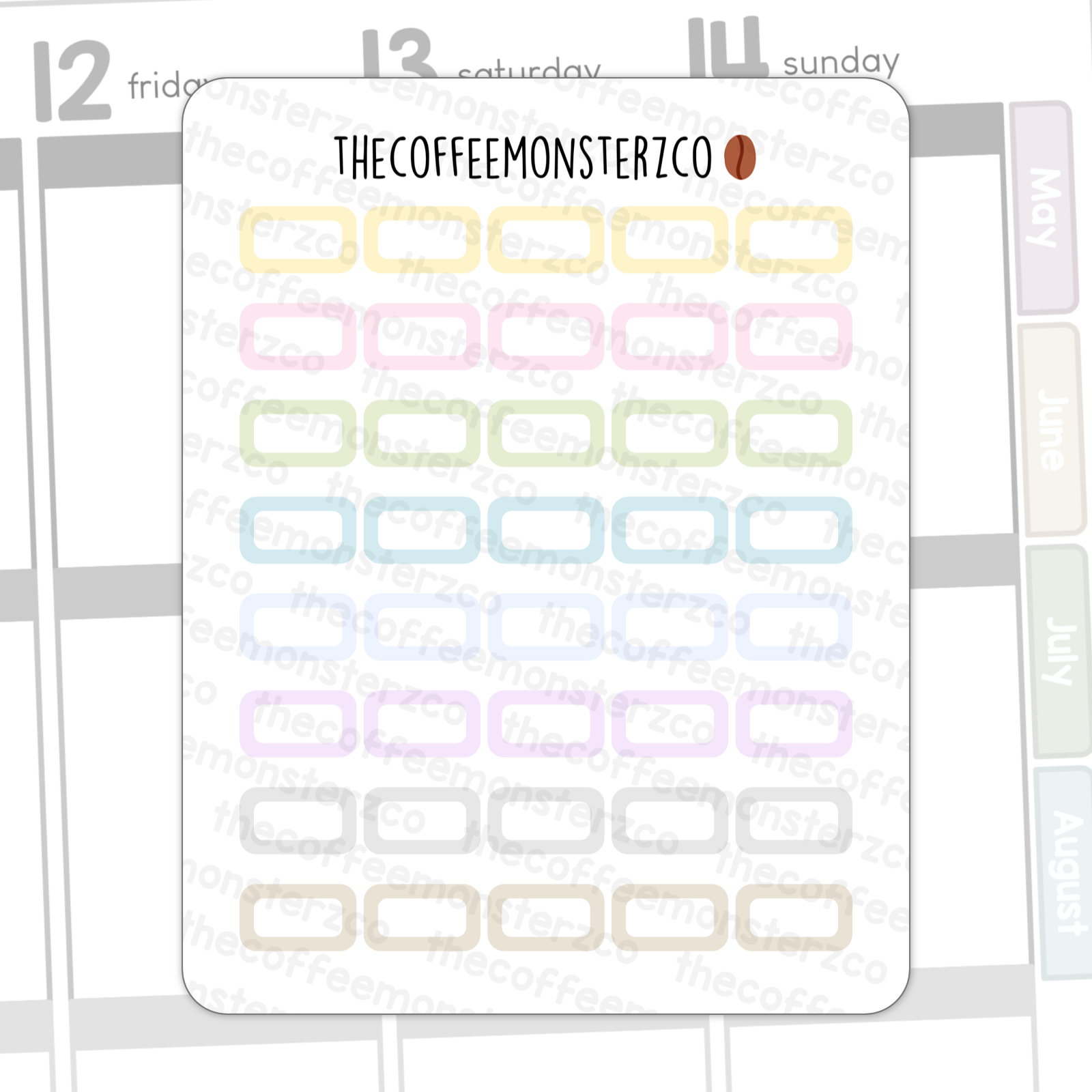 Mini Rounded Labels