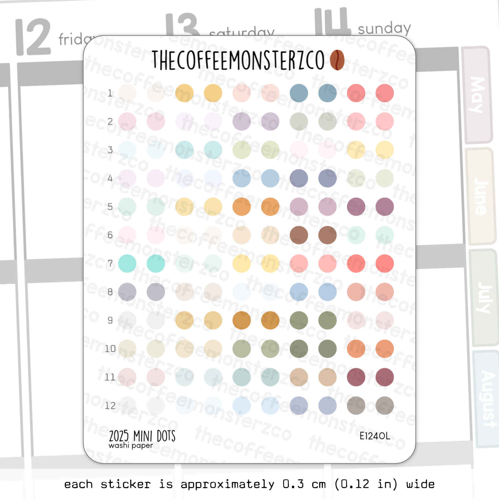 2025 Dots & Squares
