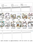 2025 Hobonichi Weeks Monthly Artwork