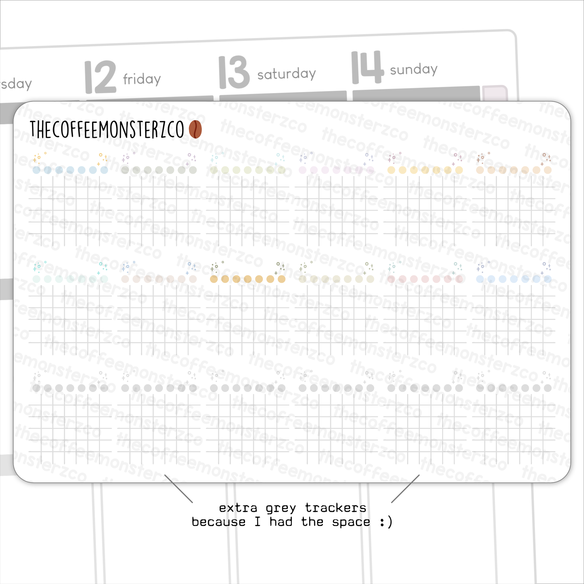 2025 Small Monthly Habit Tracker